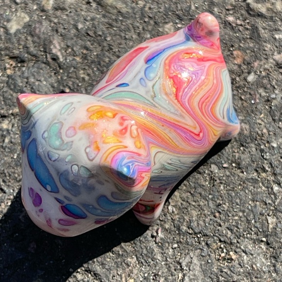 Daqi (or Chinese Lacquer) Dog Craving Hand Made From Sandalwood - Picture 6 of 8